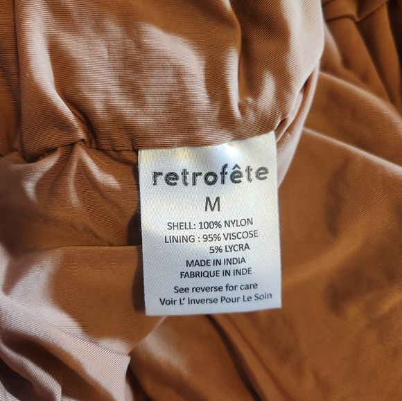 Retrofete Evie Sequin Dress in Silver Nude Strapless Size Medium NWT Maxi - Picture 12 of 14